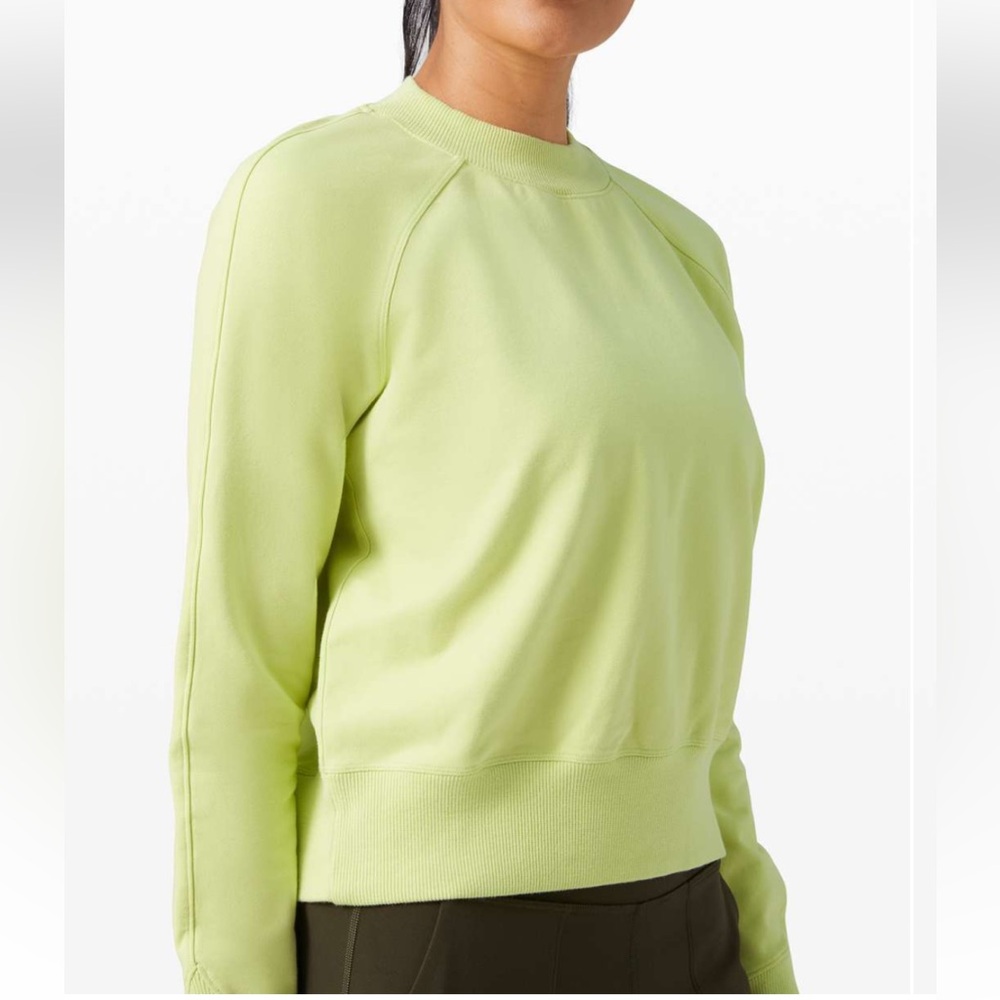 60. Lululemon $108 Ready to Roll Crew Lemon Vibe 6/8